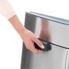 Poubelle à couvercle tactile TOUCH BIN NEW 23 + 10 l, acier mat, Brabantia