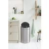 Poubelle à couvercle tactile TOUCH BIN NEW 23 + 10 l, acier mat, Brabantia