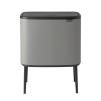 Poubelle BO TOUCH BIN 11 + 23 l, gris minéral, Brabantia