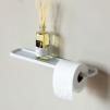 Dérouleur de papier toilette MINDSET, avec tablette, blanc minéral, Brabantia