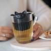 Infuseur à thé MIAOU, noir cosmique, Koziol