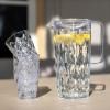 Carafe et verres à eau CRYSTAL en set, 4 pcs, 250 ml/ 1,6 l, Koziol