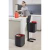 Poubelle TOTEM COMPACT 30065 40 l, pour tri sélectif, graphite, Joseph Joseph