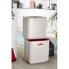 Poubelle TOTEM MAX 30061 60 l, pour tri sélectif, beige, Joseph Joseph