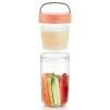 Bocal à repas POT TO GO 600 ml, corail, Lékué