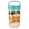 Bocal à repas TO GO 600 ml, turquoise, Lékué