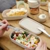 Lunchbox TO GO 2 x 500 ml, double, crémeux, Lékué