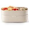Lunchbox TO GO 2 x 500 ml, double, crémeux, Lékué