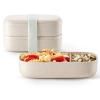 Lunchbox TO GO 2 x 500 ml, double, crémeux, Lékué