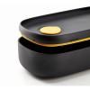Lunchbox TO GO 2 x 500 ml, double, corail/noir, Lékué
