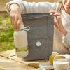 Sac isotherme LUNCHBAG TO GO 4 l, gris, Lékué