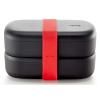 Lunchbox TO GO 2 x 500 ml, double, noir, Lékué