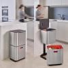 Poubelle TOTEM MAX 30060 60 l, pour tri sélectif, inox, Joseph Joseph