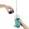 Bouteille d'eau BOTTLE TO GO 600 ml, turquoise, Lékué
