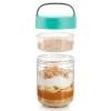 Bocal à repas JAR TO GO 400 ml, turquoise, Lékué