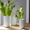 Vase 31 cm, blanc, porcelaine, Lyngby