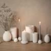 Vase 31 cm, blanc, porcelaine, Lyngby