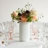 Vase 31 cm, blanc, porcelaine, Lyngby