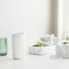 Vase 31 cm, blanc, porcelaine, Lyngby