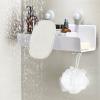 Étagère de douche EASYSTORE 70548, avec miroir, blanc, Joseph Joseph