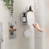 Étagère de douche EASYSTORE 70547, avec miroir, blanc, Joseph Joseph