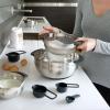 Bol de cuisine en set NEST 100 COLLECTION 95032, 9 pièces, acier inoxydable, Joseph Joseph