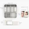 Organisateur de maquillage VIVA 75005, avec miroir, beige, Joseph Joseph