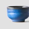 Verre à sake 35 ml, bleu, céramique, MIJ