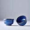 Verre à sake 35 ml, bleu, céramique, MIJ