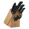 Set de bloc à couteaux FOUR STAR , 8 pièces, avec fusil d'affûtage et ciseaux, Zwilling