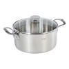 Marmite MILADY 24 cm, acier inoxydable poli, de Buyer