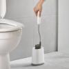 Support brosse à toilette FLEX LITE 70522, blanc / gris, silicone, Joseph Joseph
