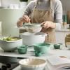 Bol de cuisine en set NEST 40112, 9 pièces, avec passoire et tasses à mesurer, gris / vert, Joseph Joseph