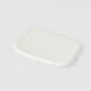 Assiette à sushis et sashimis SHELL WHITE WEAK, 16 x 11 cm, MIJ