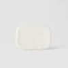 Assiette à sushis et sashimis SHELL WHITE WEAK, 16 x 11 cm, MIJ