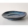 Assiette à tapas INDIGO BLUE 16,5 cm, forme irrégulière, MIJ