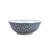 Bol HERRINGBONE INDIGO IKAT 19 cm, 750 ml, MIJ