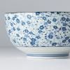 Bol BLUE DAISY 16 cm, 800 ml, bleu, céramique, MIJ