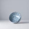 Bol BLUE DAISY 16 cm, 800 ml, bleu, céramique, MIJ