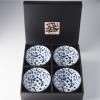 Bol de service BLUE DRAGONFLY , set de 4 pièces, 300 ml, MIJ