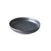Assiette à dessert BB BLACK 20 cm, bord haut, MIJ