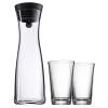Carafe à eau BASIC 1,0 l avec deux verres à eau, WMF