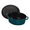 Faitout 31 cm, bleu marine, fonte, Staub