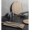Planche à découper et de service BORDA 30 cm, rond, brun, bois, Blomus