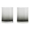Verre à eau MERA set de 2 pc, 220 ml, verre fumé, Blomus