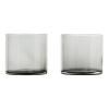 Verre à eau MERA set de 2 pc, 200 ml, verre fumé, Blomus