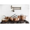 Sauteuse INOCUIVRE 20 cm, avec poignée en acier inoxydable, cuivre, de Buyer