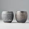 Tasses à thé SHO-CHU, set de 2 pièces, 320 ml, argent et bronze, MIJ