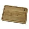 Planche à découper 35 x 25 cm, brun, bois de chêne, Zwilling