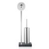 Porte-papier hygiénique avec brosse WC MENOTO, 65 cm, acier inoxydable poli, Blomus